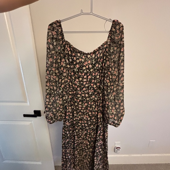 Zara Midi Floral Dress NWT - Picture 2 of 4